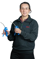 How a blow gun works