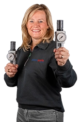 Adjusting the pressure regulator for your compressed air installation