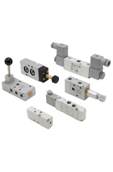 All different types of pneumatic valves