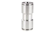 Conector de encaixe push-in, aço inoxidável