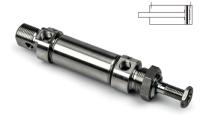  ISO 6432 dubbelwerkend RVS