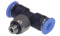 IQS - T enfichable à visser raccord joint torique mini