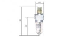 Micro oil nebulizer series 0, 1000 l-min