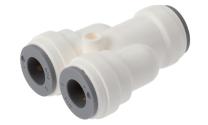 Y-Kupplungen Push-In, Lebensmittel (metrisch)
