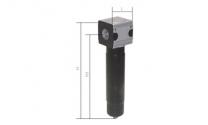 Activated carbon filter, up to 5500 l-min Metal