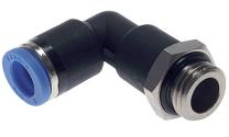 Acoplamento aparafusado push-in de joelho O-ring longo posicionável