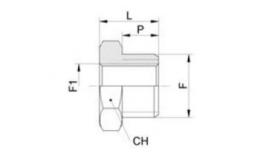 Dimensions Straight thread adapter rings External and internal