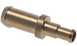 Straight hose connector for PUR, PUN and PA hose