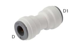 Push-in coupling reducing with EPDM seal - dimensions Push-in coupling reducing with EPDM seal - dimensions