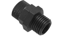 Gerade Zeichnungskupplungen mit gerade Draht 13 x G 3/8 "schwarz
