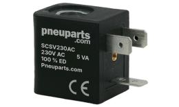 Bobinas solenóides padrão SCSV230AC