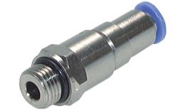 Plug-in coupling with cylindrical thread and two ball bearing