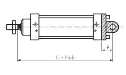 Rear hinge male ISO 15552