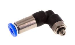 Push-in coupling with shut-off valve, self-closing