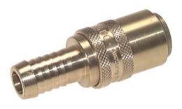 Coupling bushes, straight hose nozzle, DN 9 (13 mm spigot)