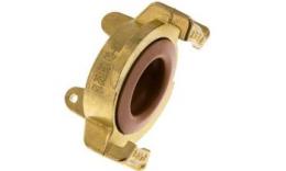 Shut-off fittings for claw couplings water Brass KTW