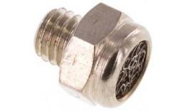 Marmitta G 1/8", rete metallica, ottone nichelato