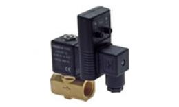 Electronically time-controlled condensation drain