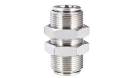 Raccordo di passaggio passaparete Push-In Ø 32 - 16, IPS Acciaio inox