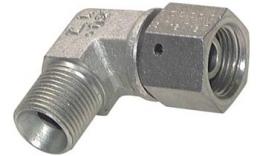 Knee-in screw with gas thread (60 ° Universal sealing boiler) Galvanized steel