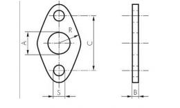 flange mounting drawing