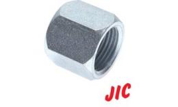 Endkappe Blindkappe mit JIC-Gewinde Stahl verzinkt