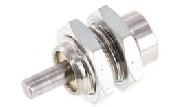 Cartridge cylinder, single acting, diameter 10, stroke 5, without thread