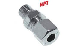 Straight screw-in compression fittings, npt thread