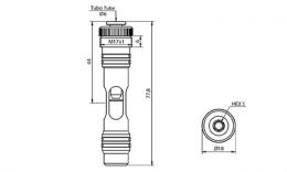 Cartouche à vide, débit maximal 30 NL/min