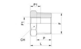 Dimensiones del anillo reductor