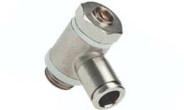 Banjo speed control valves with check valve