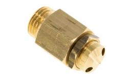 Adjustable mini safety valve brass