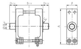 Middle hinge drawing