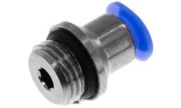 Rechte push-in inschroefkoppeling, 4mm, G 1-8, O-ring, mini Rechte push-in inschroefkoppeling, 4mm, G 1-8, O-ring, mini