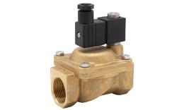 Zawór elektromagnesowy 2-2-drożny, NC pośredni DN13-50 ST01 z korkiem