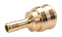 Standard quick couplings hose tail brass EURO