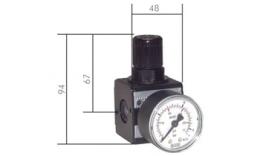 Druckregler und Präzisionsdruckregler Serie 1, 2500 l-min