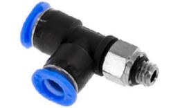 L-inschroefkoppeling met O-ring, 6mm, M6, mini