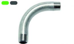 Curva 90 con filettatura esterna - ferro inox Curva 90 con filettatura esterna - ferro inox