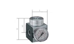 Remotely controlled pressure regulator (volume increase), up to 17500 l / min