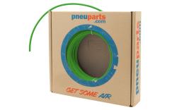 Packaged air hose standing green Packaged air hose standing green