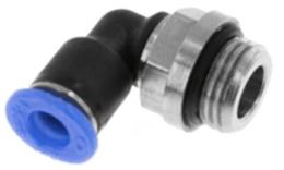 Knie push-in inschroefkoppeling O-ring, 4mm, G 1-8'', mini Knie push-in inschroefkoppeling O-ring, 4mm, G 1-8'', mini