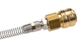 Quick coupling NW 7.2, with plug-in coupling and anti-kink spring