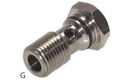 Boulon banjo 1 compartiment - dimensions