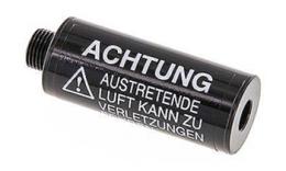 Freistrom-Schalldämpfer G 1/8"