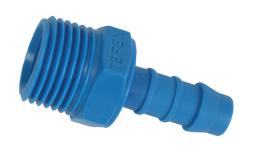 Straight hose tails with BSPT thread (NYLON)