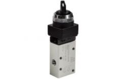 3/2 mechanically operated valve with rotary knob