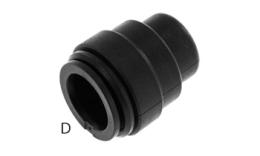 Blind cap, plug, push-in, food - dimensions