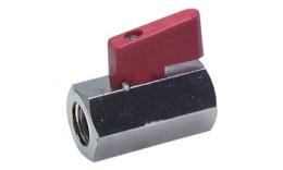 Brass mini ball valve female thread handle