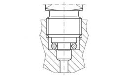 Tekening Interne centrering (standaard)